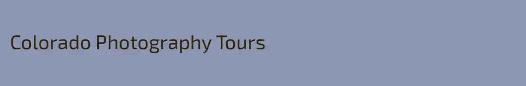 Colorado Photography Tours